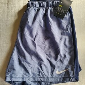 Nike Dry-Fit Blue Sports Shorts